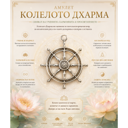 Амулет - колелото Дхарма