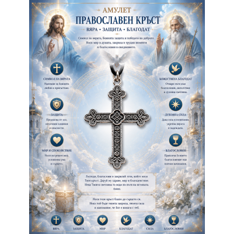 Амулет- православен кръст