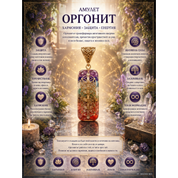 Оргонит- медальон