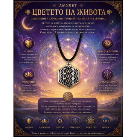 Амулет Цветето на живота